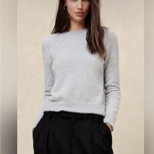Banana Republic Tinsel Sweater light grey M